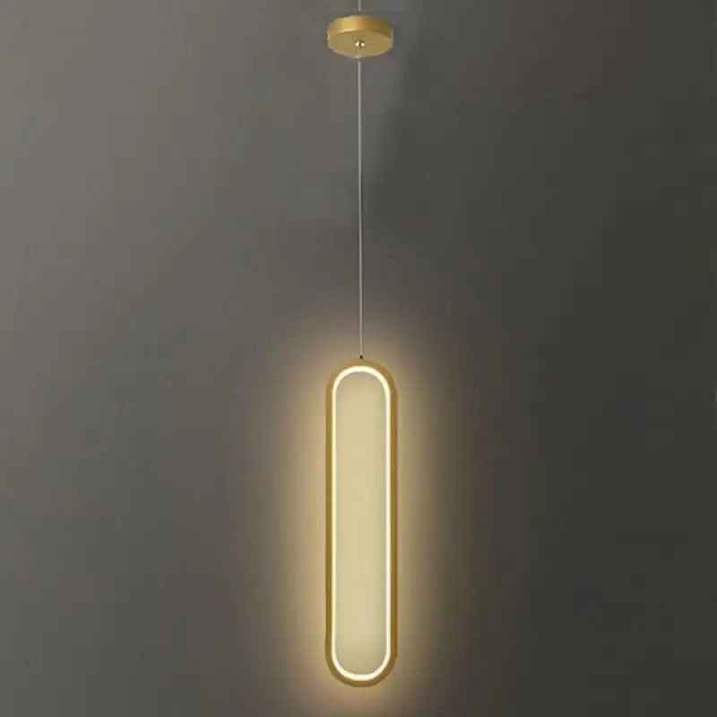 Applique Murale LED Noire Ovale Aluminium Moderne