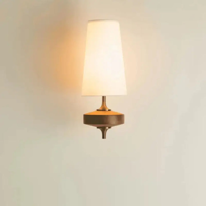 Applique Murale Élégante Style Classique Abat Jour Blanc