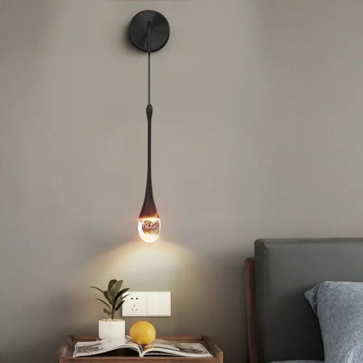 Applique Murale Goutte D’Eau Suspendue Élégante