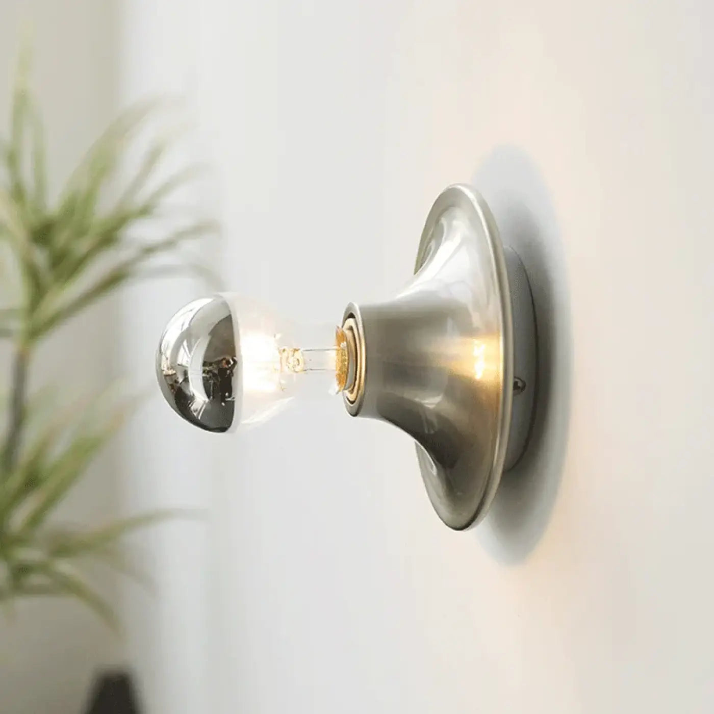 Applique Murale Inox Brilliant Style Rétro - Occasion