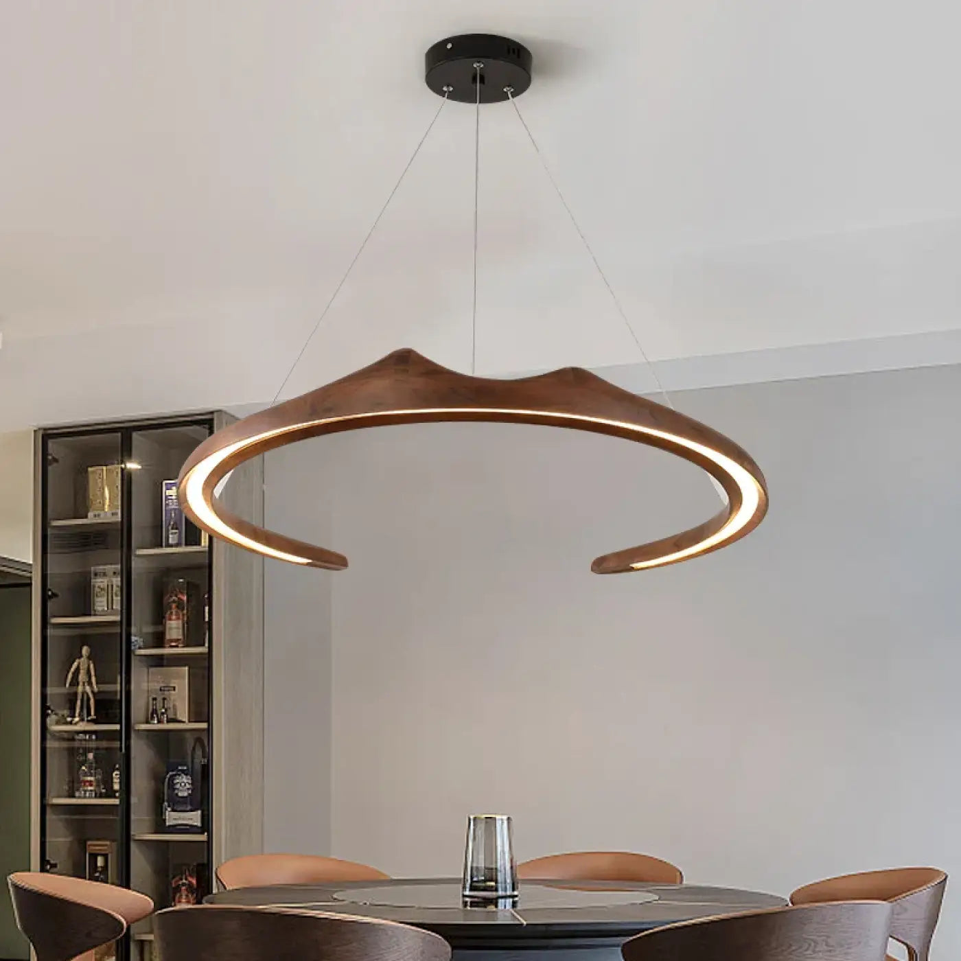Suspension Luminaire En Bois Helix Sqydeco Créations - Made In France - Moderne