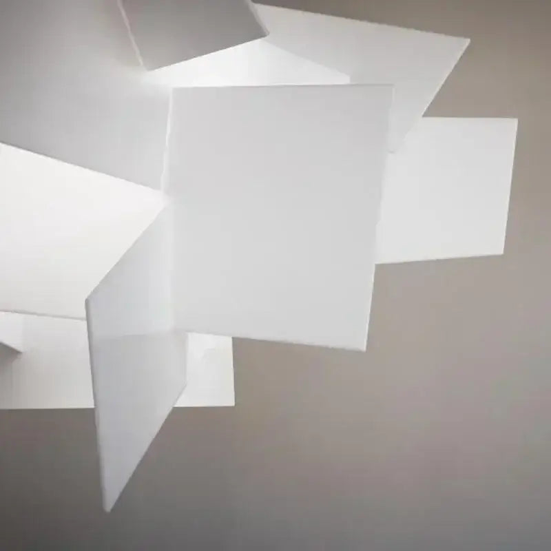 Suspension Luminaire Design Sculptural Rouge Ou Blanc Chic Élégant