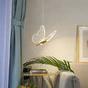 Lustre LED Suspendu Papillon Avec Télécommande - 3 Couleurs (chaud, Naturel, Blanc) - Dimmable, 48W - Pour Salon, Chambre, Salle à Manger - 9