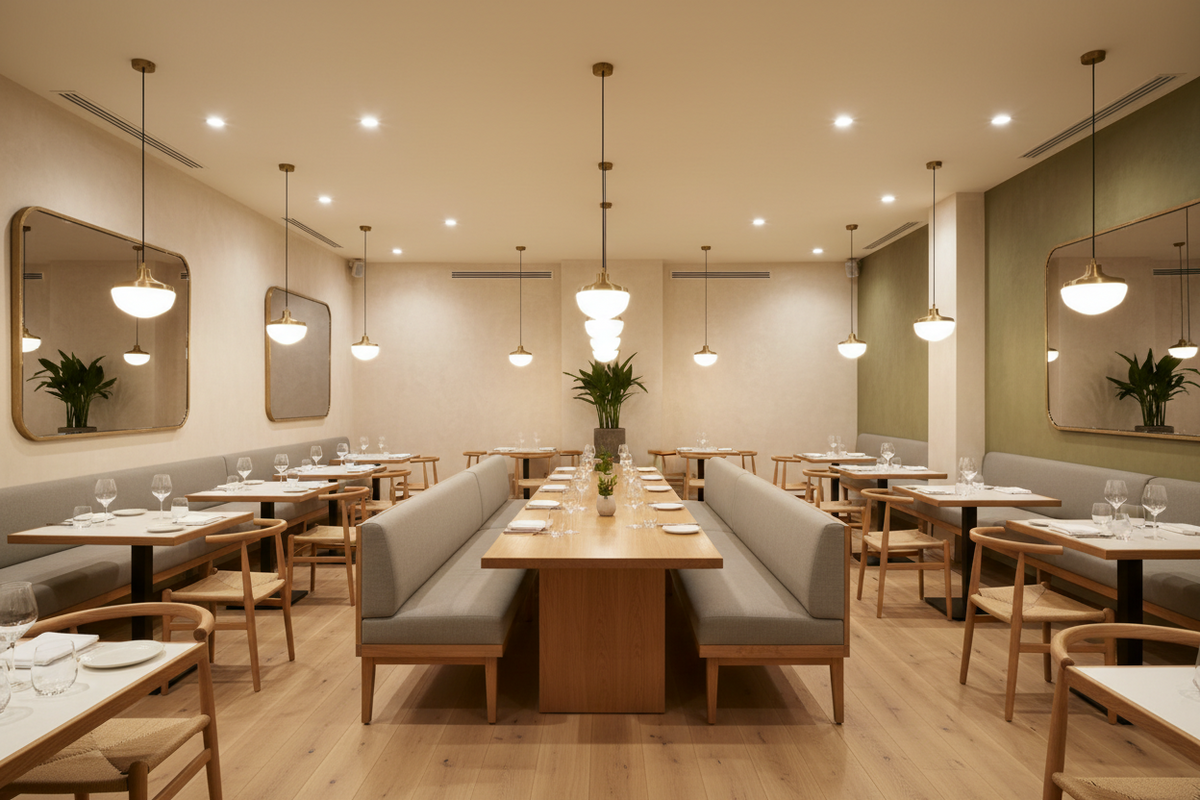 Comment installer l'éclairage dans un restaurant ?