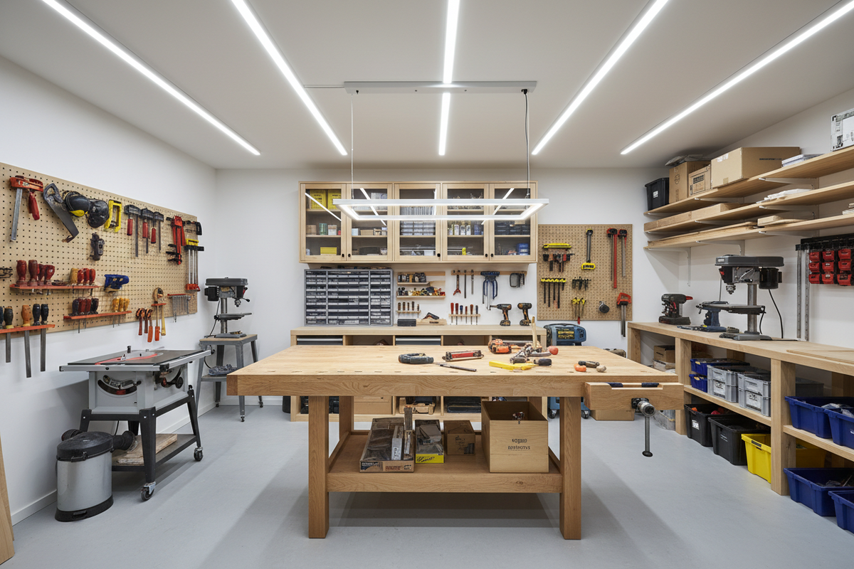 Comment installer un éclairage dans un atelier
