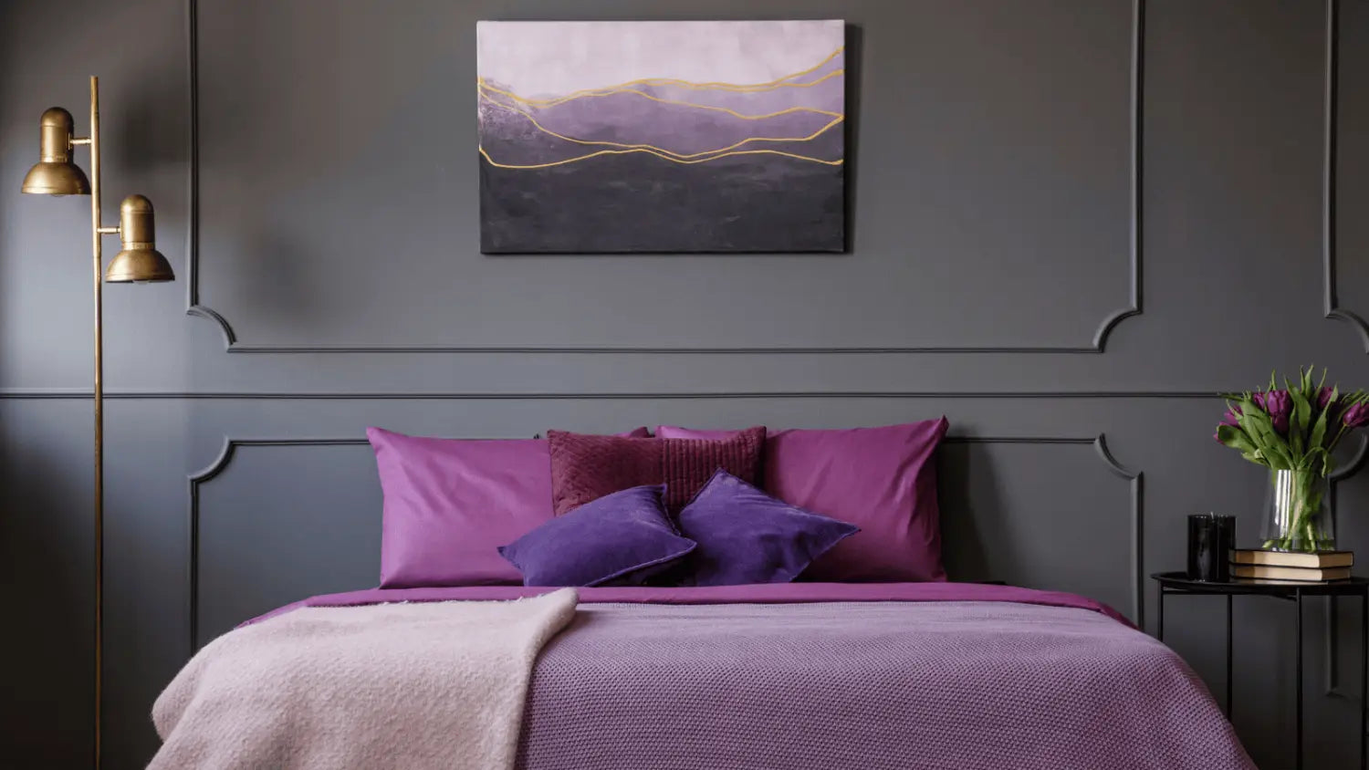 Applique Murale Violet