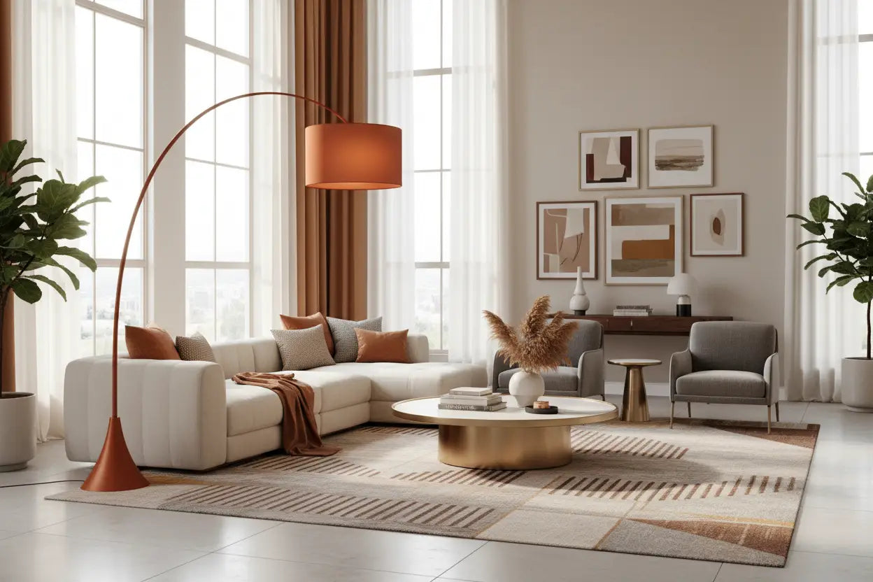 Lampadaire Orange