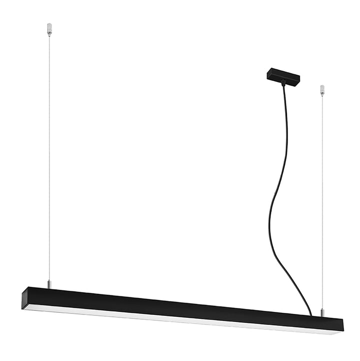 Suspension linéaire PINNE noir vue d'ensemble