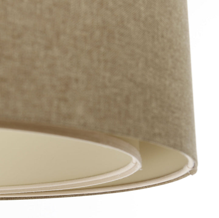 Suspension Luminaire | DUO BOHO ELEGANT (Marron Sable/Écru)