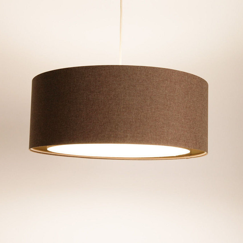 Suspension Luminaire | DUO BOHO ELEGANT (Marron Sable/Écru)