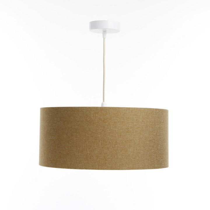 Suspension Luminaire | BOHO ELEGANT (Jaune Moutarde/Écru)