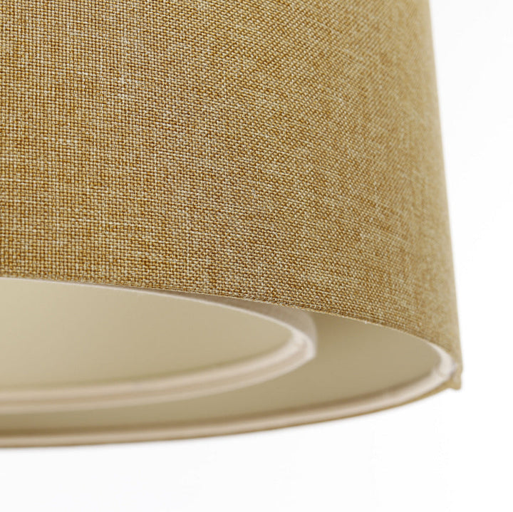 Suspension Luminaire | BOHO ELEGANT (Jaune Moutarde/Écru)