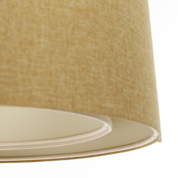 Suspension Luminaire | BOHO ELEGANT (Jaune Moutarde/Écru)