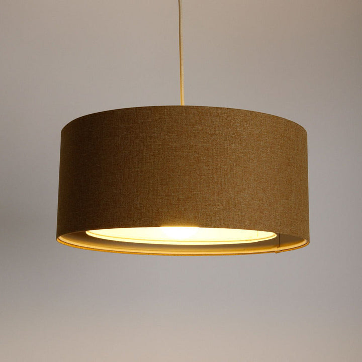 Suspension Luminaire | BOHO ELEGANT (Jaune Moutarde/Écru)