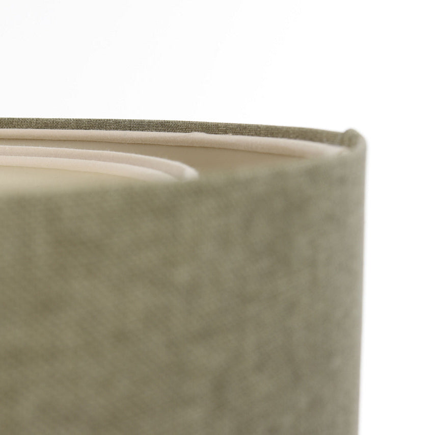 Suspension Luminaire | DUO BOHO ELEGANT  (Vert Gris/Écru)