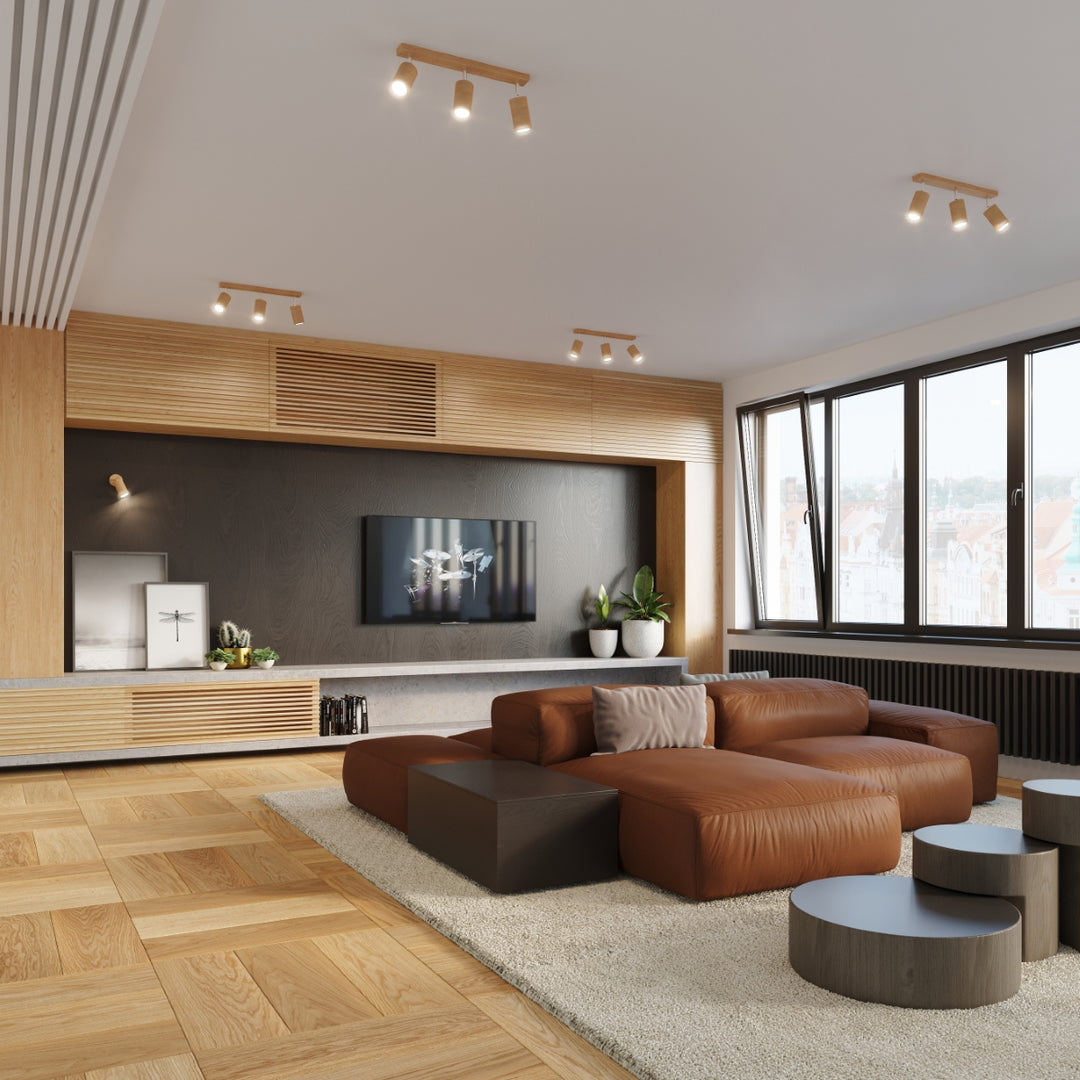 Luminaire Plafonnier | BERG 3 (Bois Naturel)