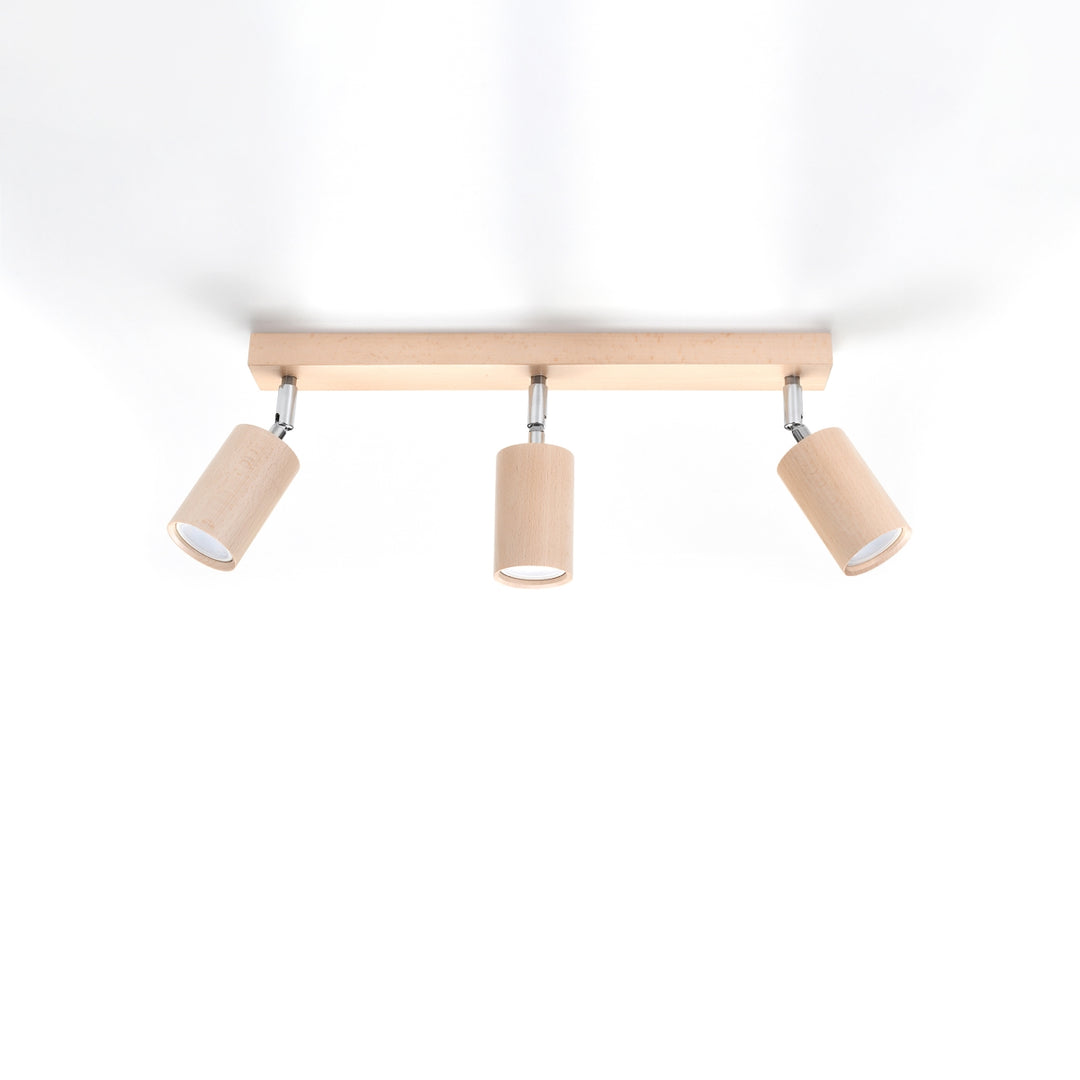 Luminaire Plafonnier | BERG 3 (Bois Naturel)