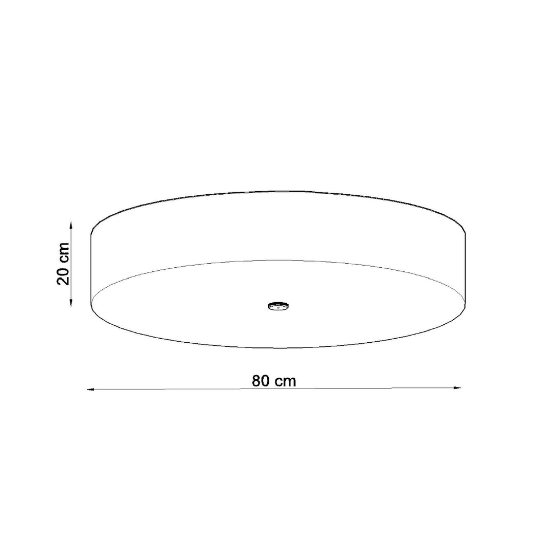 Luminaire Plafonnier | SKALA 80 (Blanc)