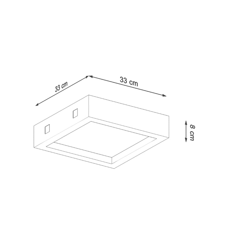 Luminaire Plafonnier| RIZA (Béton)