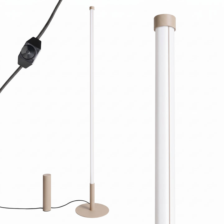 Lampadaire TRANG taupe détail du câble