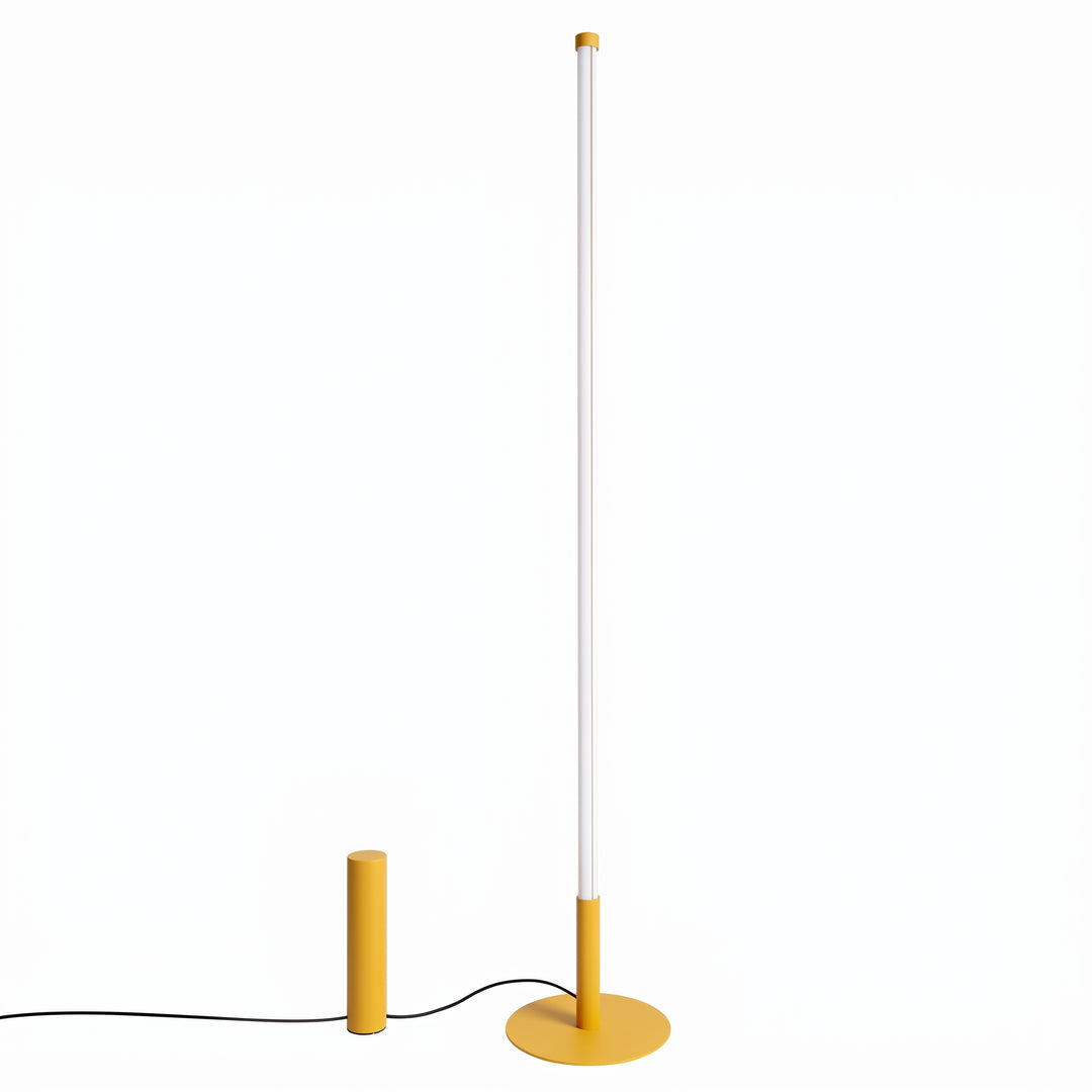 Lampadaire TRANG jaune vue d'ensemble