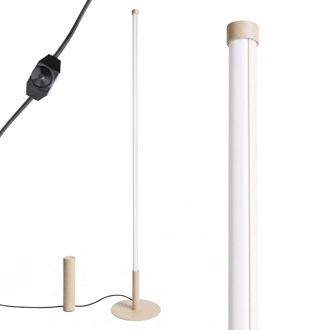 Lampadaire TRANG beige détail du câble