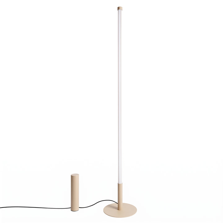 Lampadaire TRANG beige vue d'ensemble