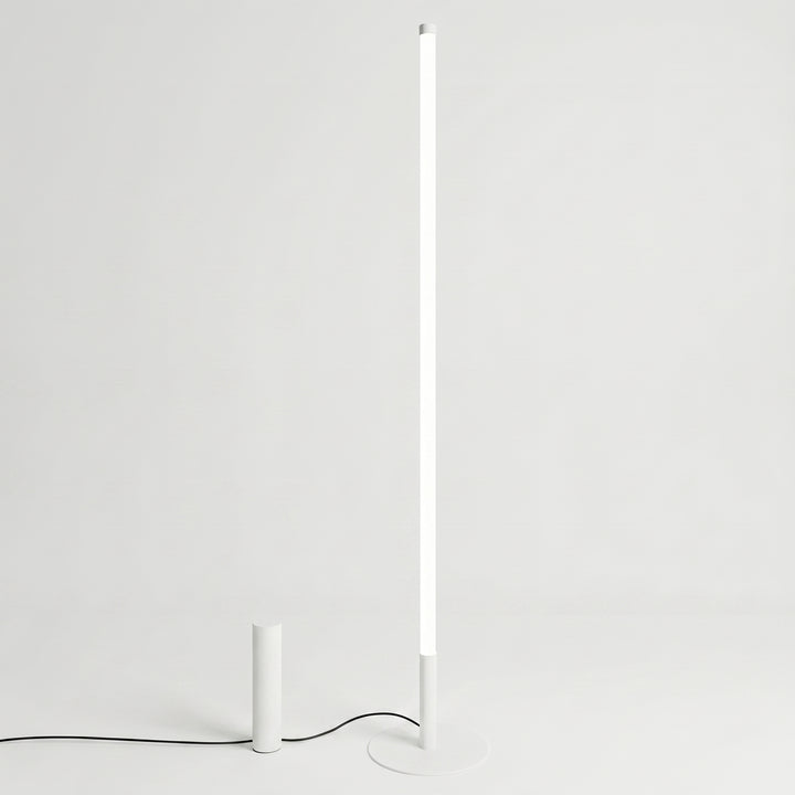 Lampadaire TRANG blanc éteinte, vue d'ensemble