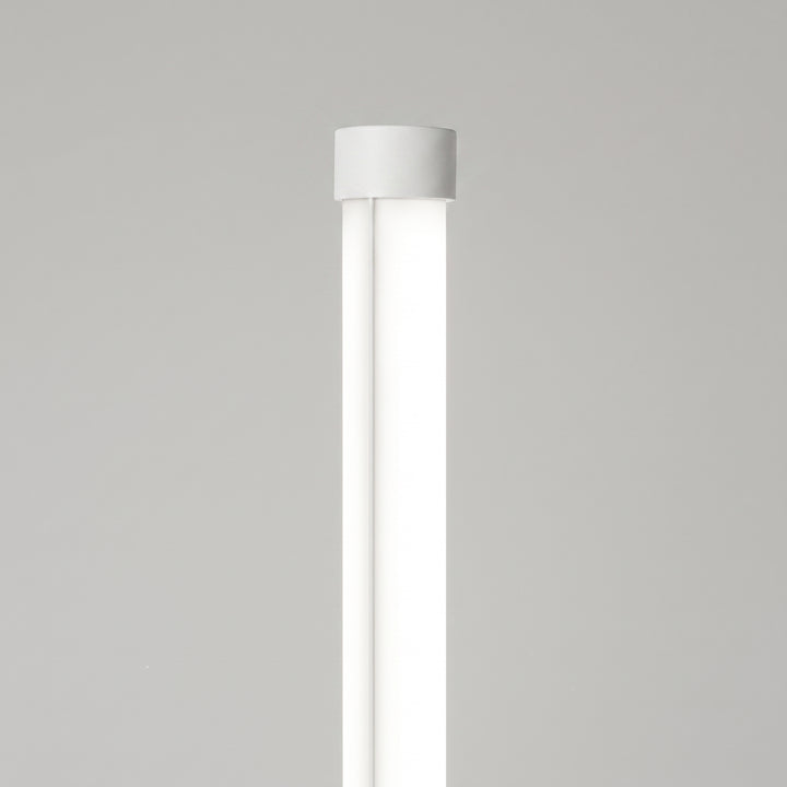 Lampadaire TRANG blanc détail du sommet du tube