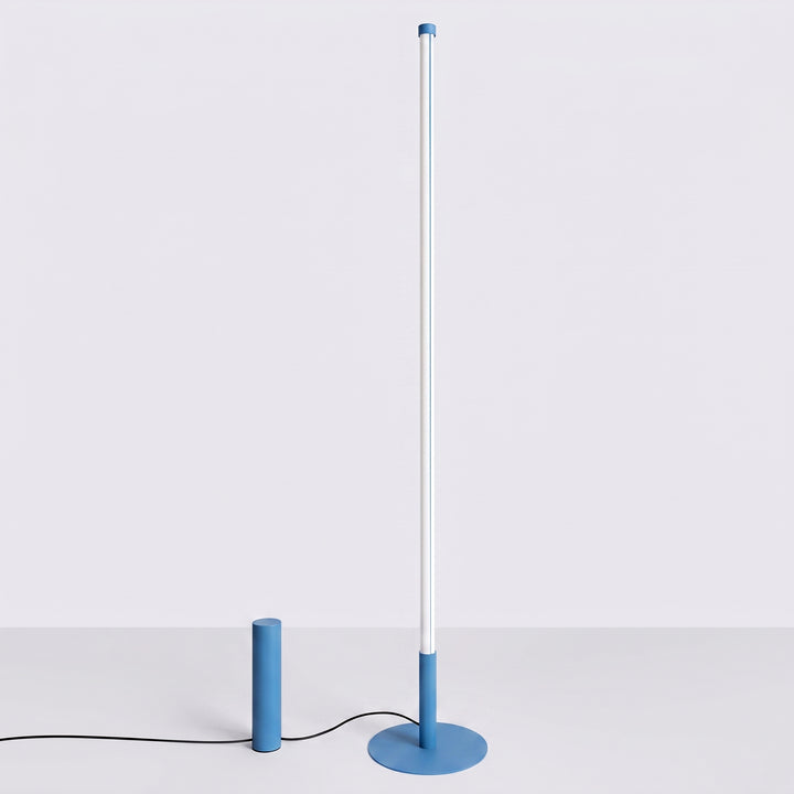 Lampadaire TRANG bleu clair éteinte, vue d'ensemble