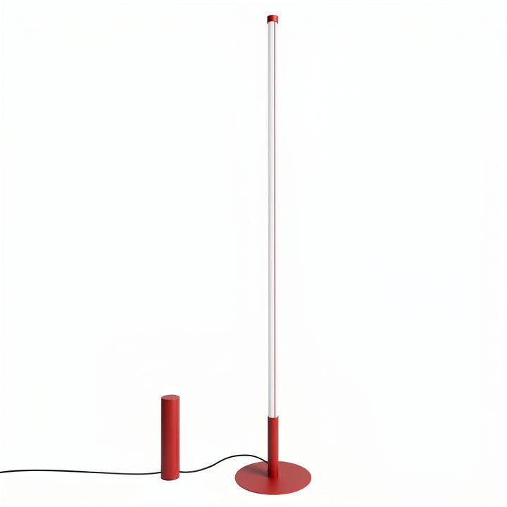 Lampadaire TRANG rouge vue d'ensemble