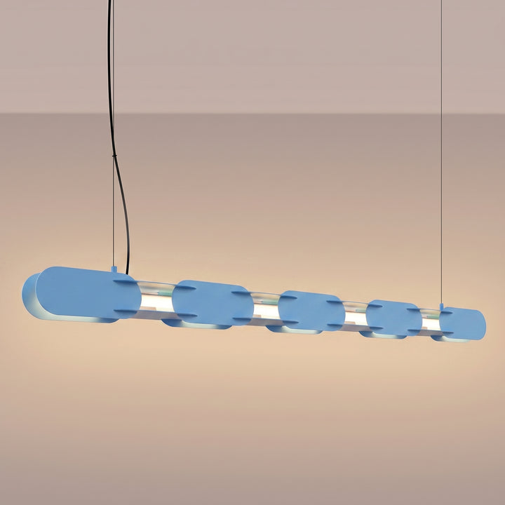 Lustre noir allumé
