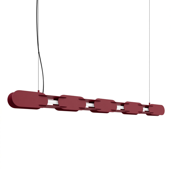 Suspension CHAIN bordeaux vue d'ensemble
