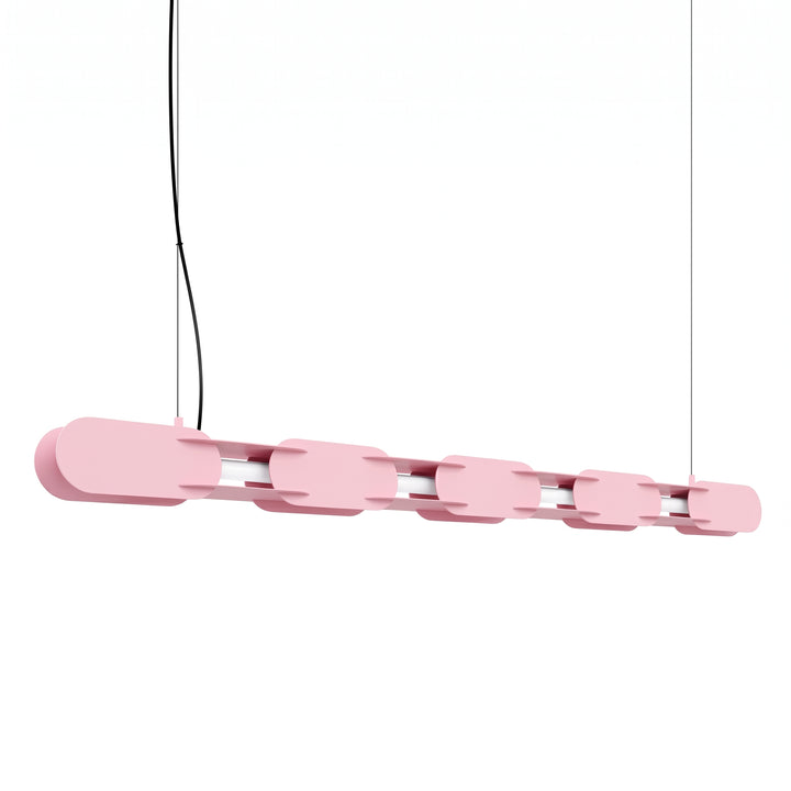 Suspension CHAIN rose vue d'ensemble