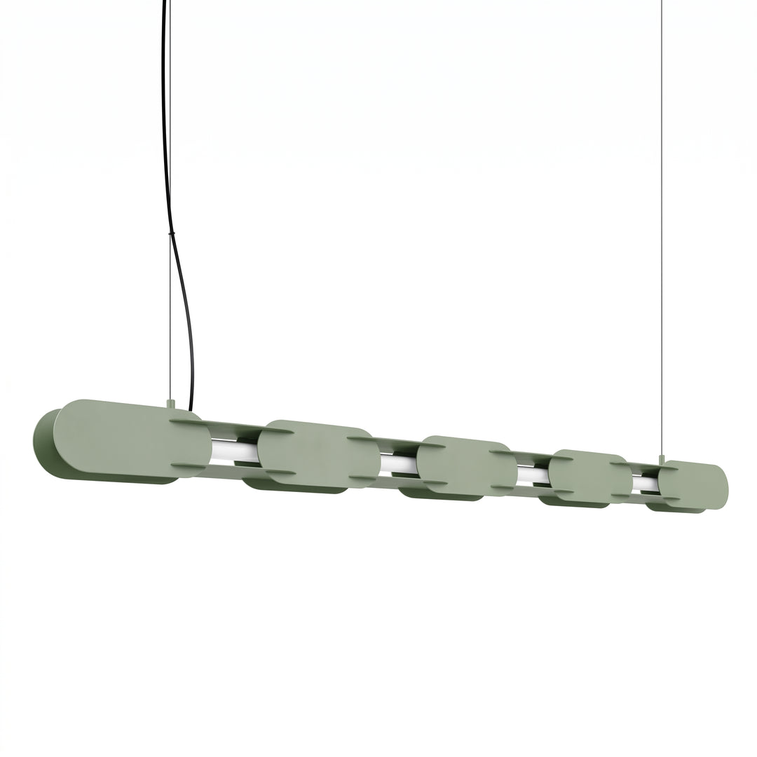 Suspension CHAIN vert olive vue d'ensemble