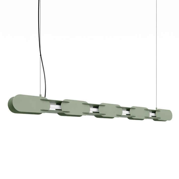 Suspension CHAIN vert olive vue d'ensemble