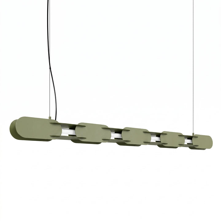 Suspension CHAIN vert olive vue d'ensemble
