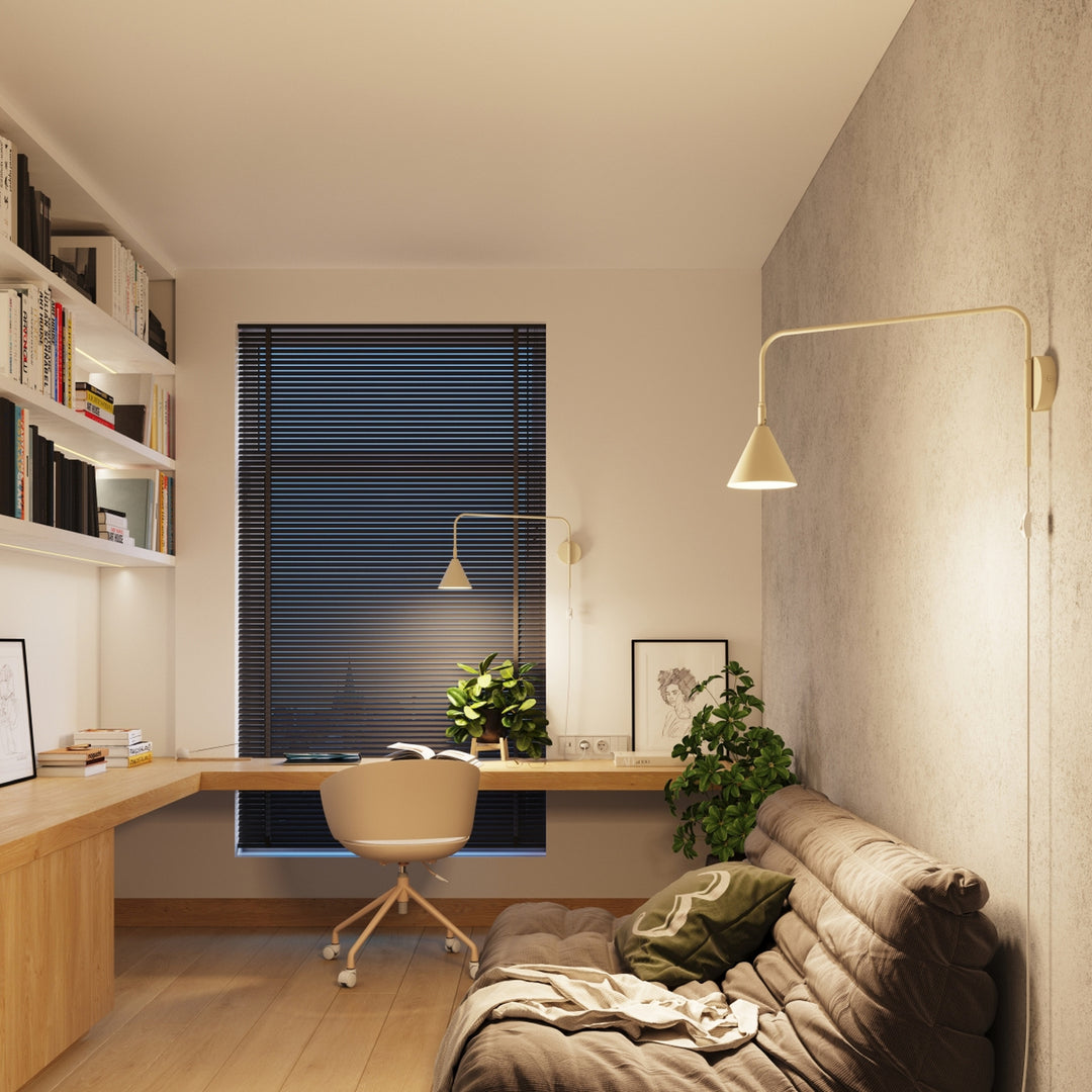 Applique Murale beige dans un intérieur contemporain