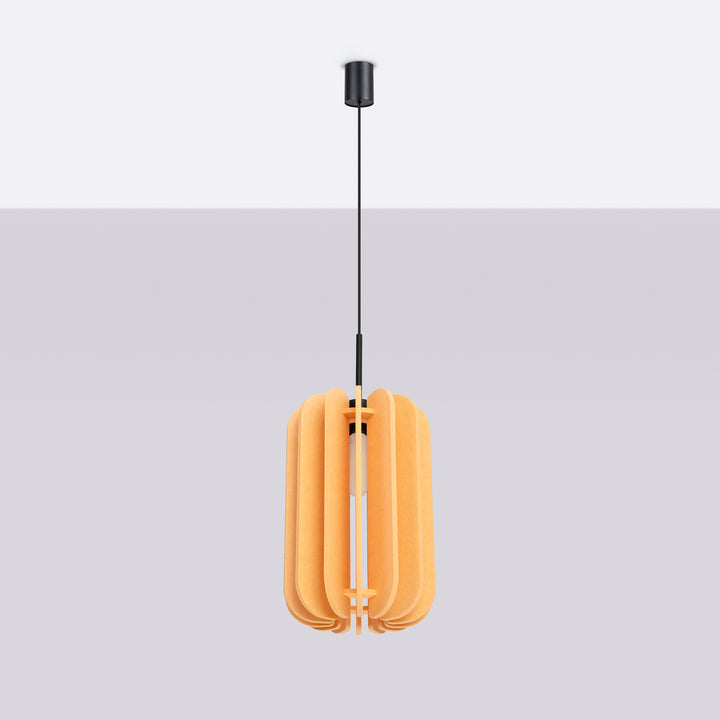 Suspension jaune/noir éteinte