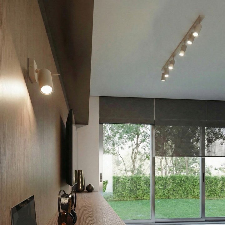 Luminaire Plafonnier taupe dans un intérieur contemporain