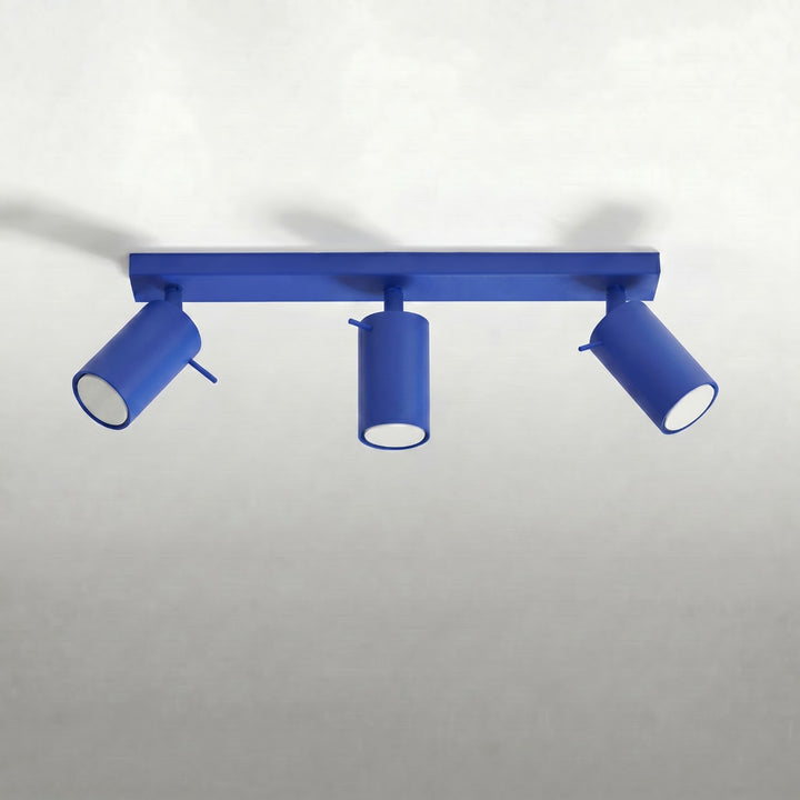 Luminaire Plafonnier outremer éteinte, vue rapprochée