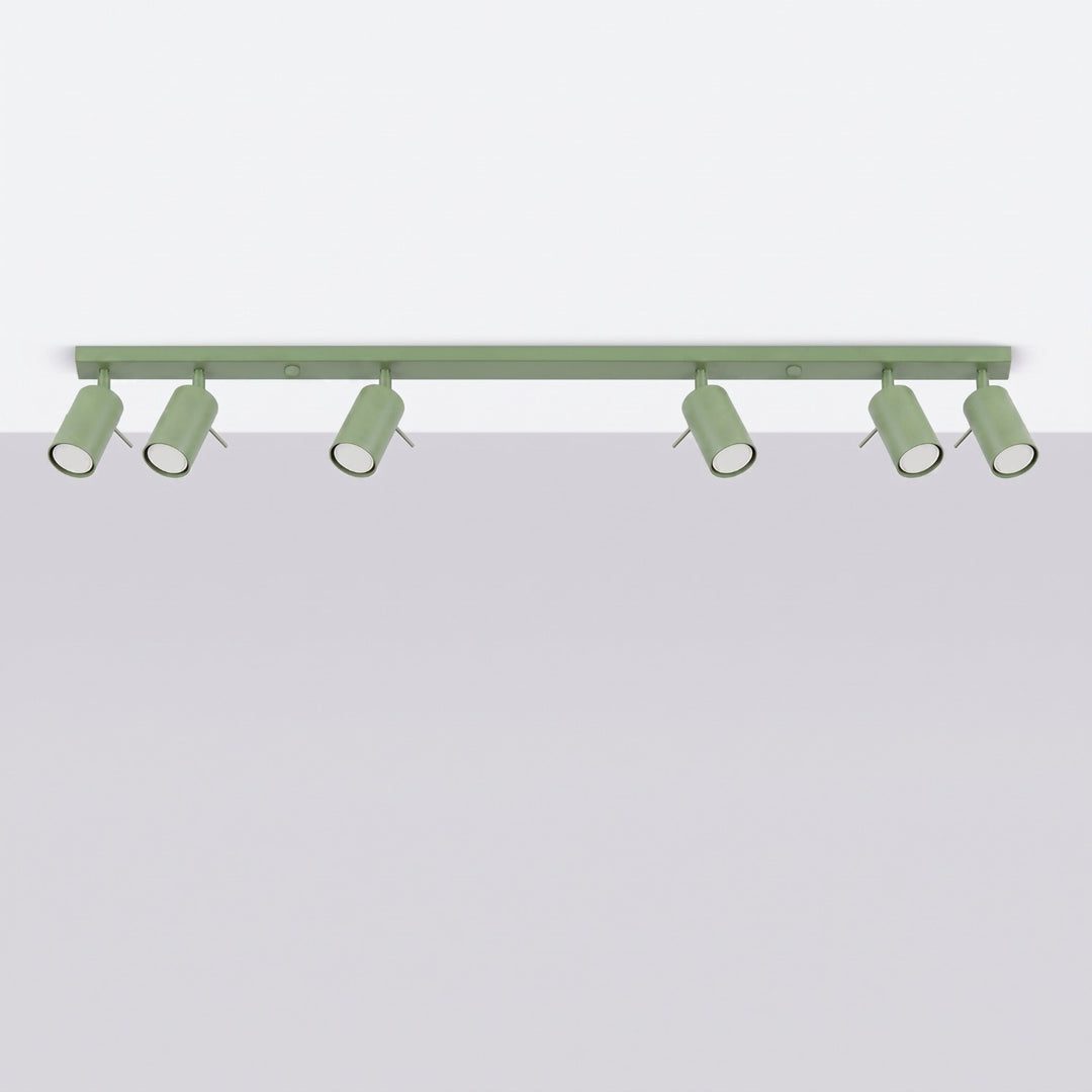 Luminaire Plafonnier sauge éteinte, vue rapprochée