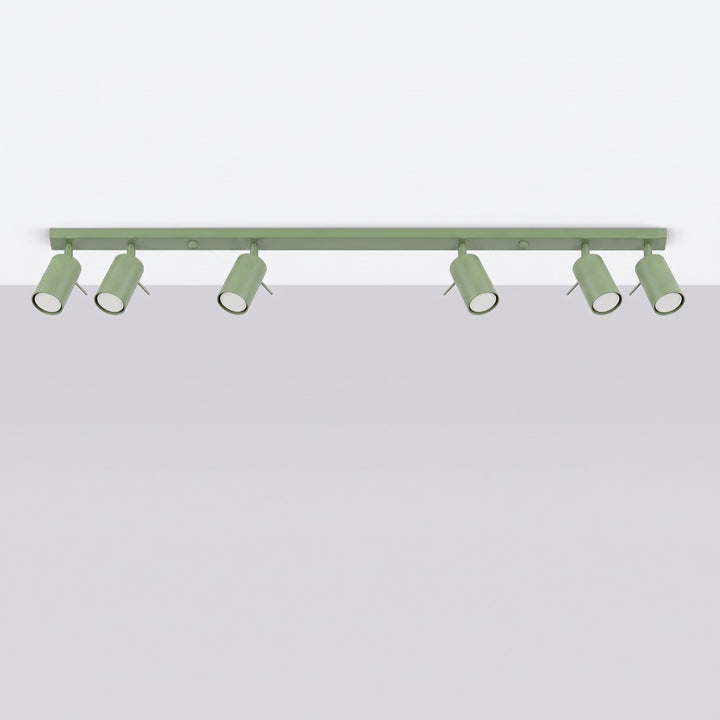 Luminaire Plafonnier sauge éteinte, vue rapprochée