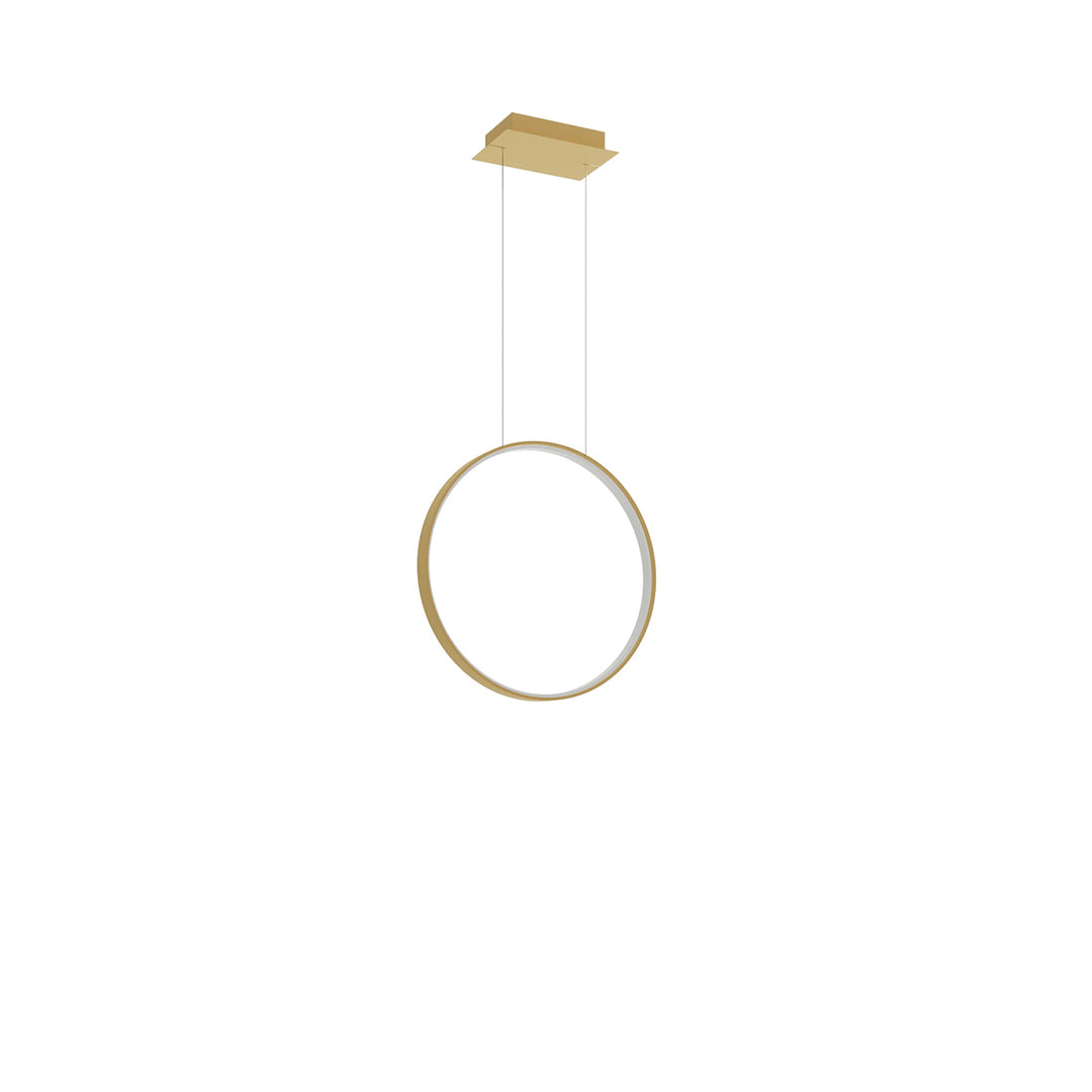 Suspension anneau RIO doré vue d'ensemble