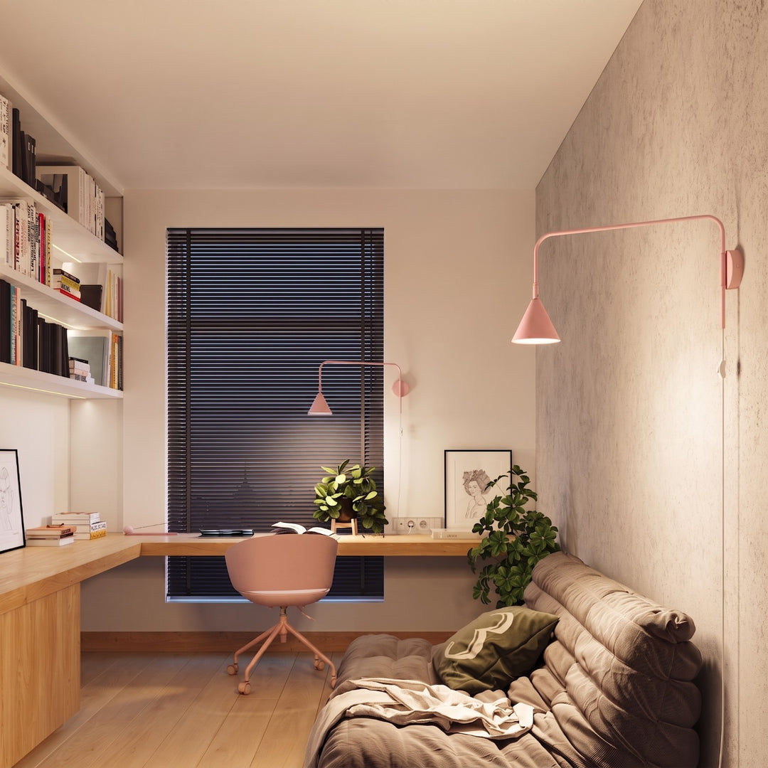 Applique Murale rose dans un intérieur contemporain