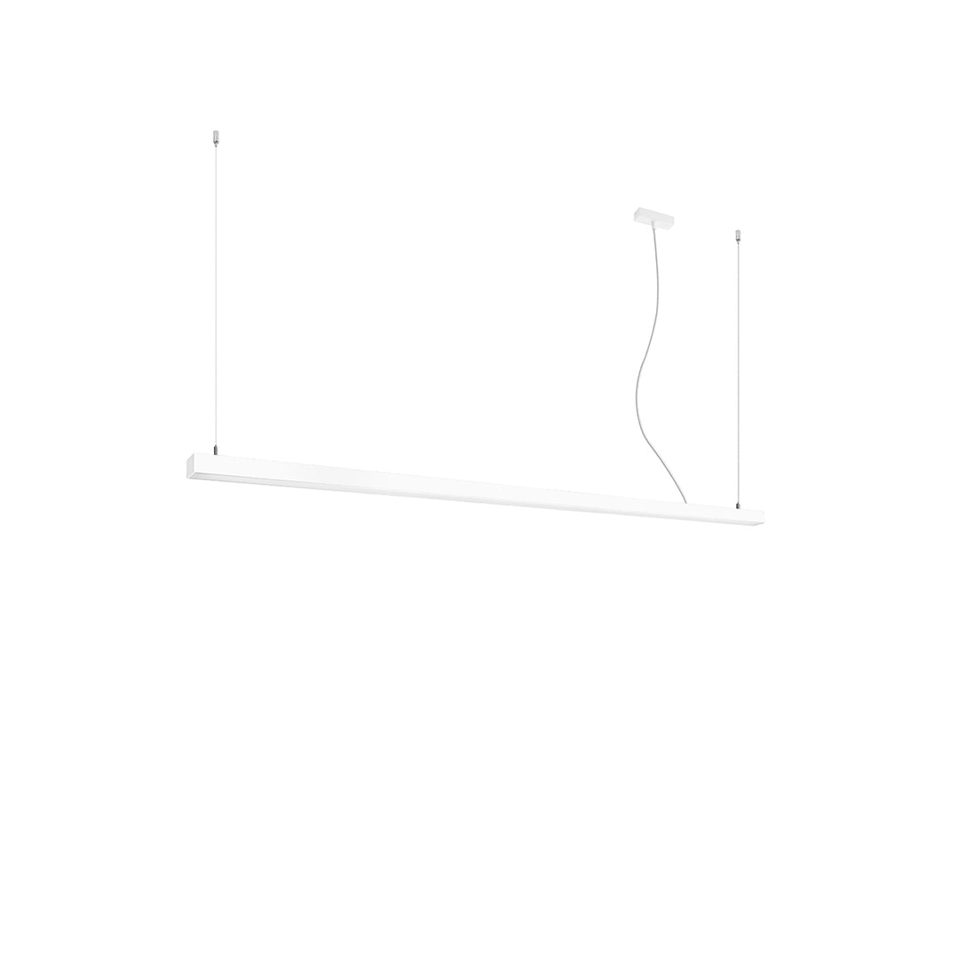 Suspension linéaire PINNE blanc vue d'ensemble