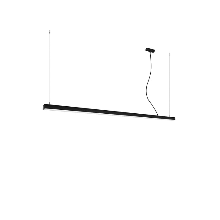 Suspension linéaire PINNE noir vue d'ensemble