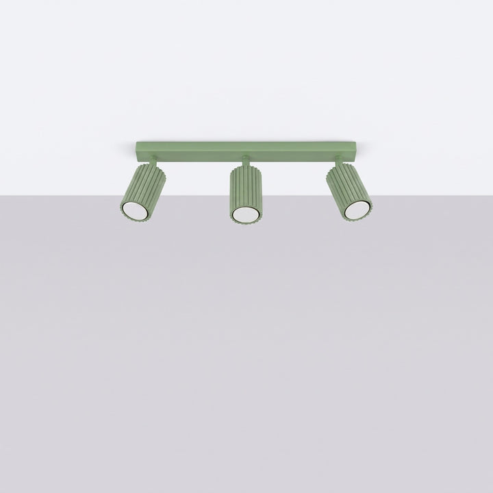 Luminaire Plafonnier sauge éteinte, vue rapprochée