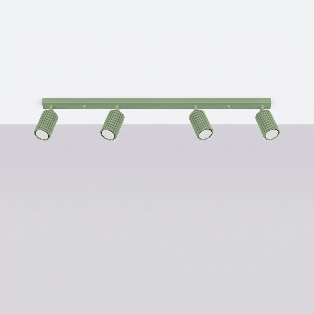 Luminaire Plafonnier sauge éteinte, vue rapprochée