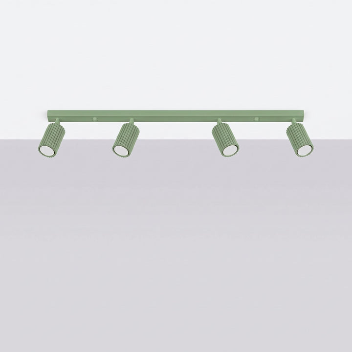 Luminaire Plafonnier sauge éteinte, vue rapprochée